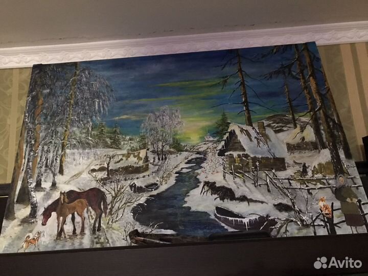 Картина маслом на холсте