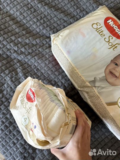 Подгузники хаггис elite soft 4