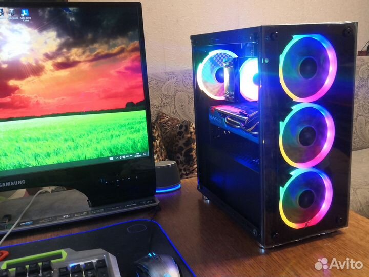 Пк Intel/20ядер/16Гб/ssd512/hdd500/RX590 8Гб