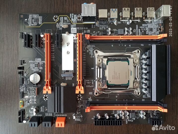 Комплект x99 intel 6 ядер 12 потоков DDR4 16gb