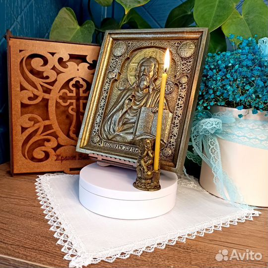 Икона Спас Вседержитель Подарочная упаковка