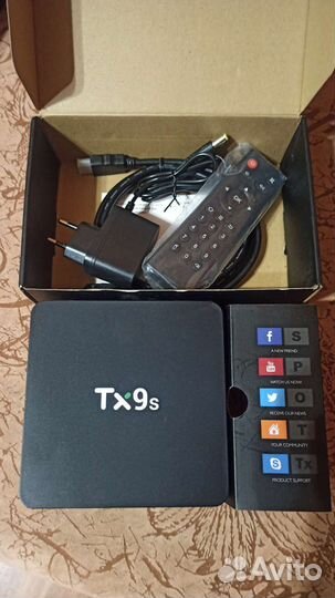 Андроид тв-приставка TX9s прошитая