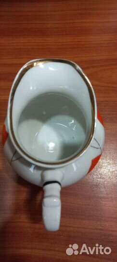 Десертные тарелочки и молочник Дулево СССР