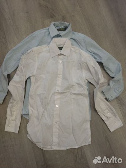 Рубашки Пеплос пакетом 134 -140 на мальчика
