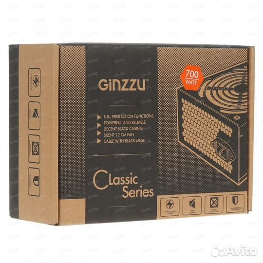 Блок питания Ginzzu CB700