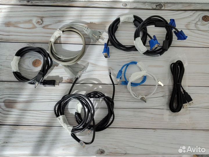 Разные провода и кабели для компьютера