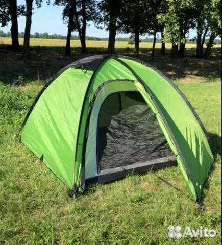 Палатка трёхместная, двухслойная Lanyu 1703#