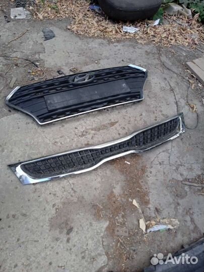 Решетка радиатора kia rio 4