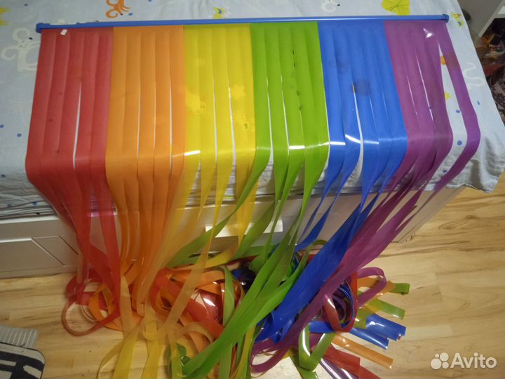 Радужная штора, разделитель, фон Икея Vitaminer