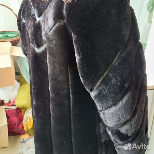 Шуба из мутона