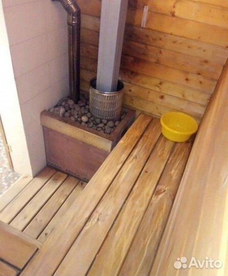 Русская баня на дровах