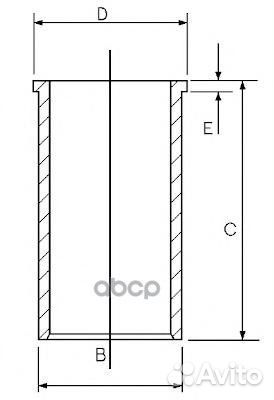 Гильза d90.90 STD 1402135000 Goetze