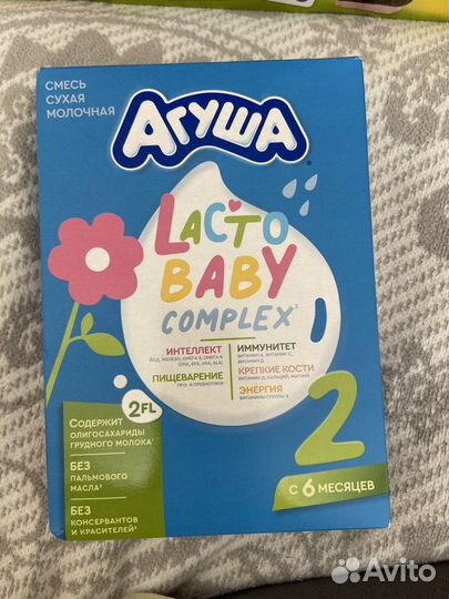 Агуша смесь Lactobaby complex 1,2