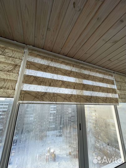 Рулонные шторы зебра