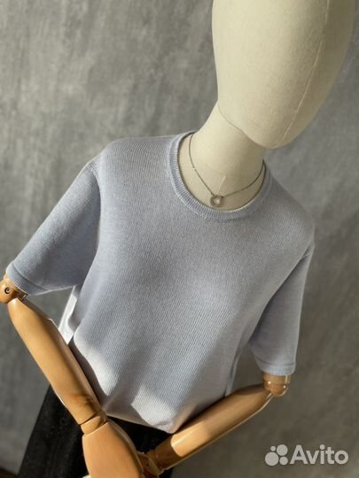 Джемпер меринос/шелк