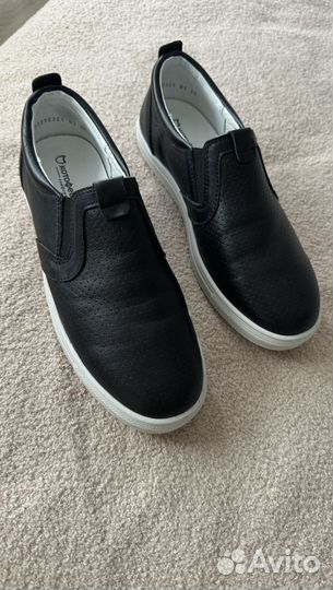 Слипоны мужские кожаные, 39 р-р. 1200