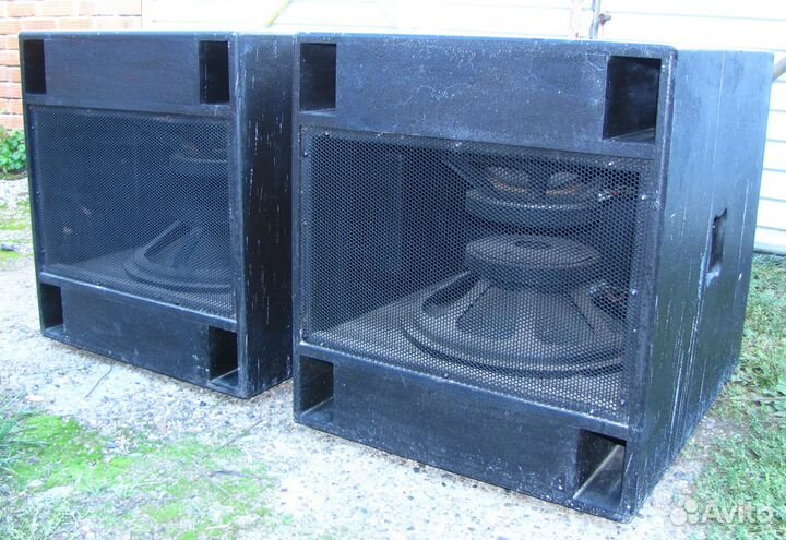 Сабвуферы MAG 3200+3200W 2ш Pro SUB-218 Нч Колонки