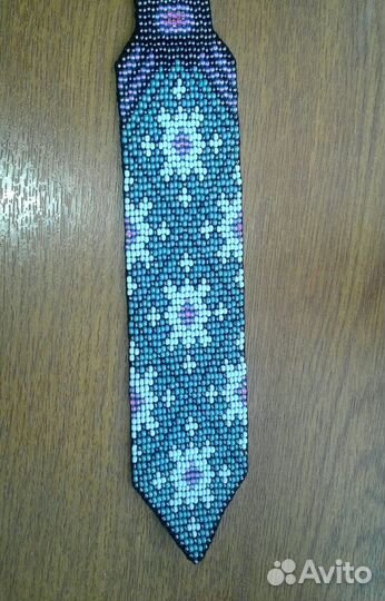 Галстук из бисера