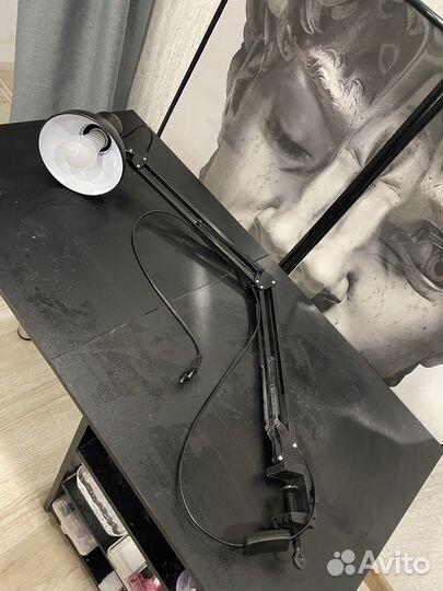 Лампа настольная бу