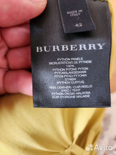 Платье Burberry летнее оригинал из питона