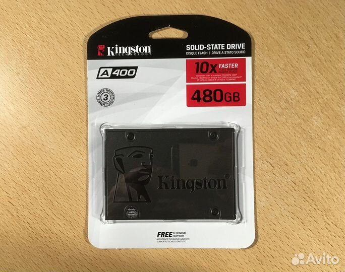 Новый SSD Kingston 480Gb оригинал