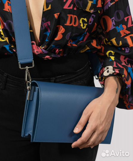 Сумка imakebags кросс-боди синяя