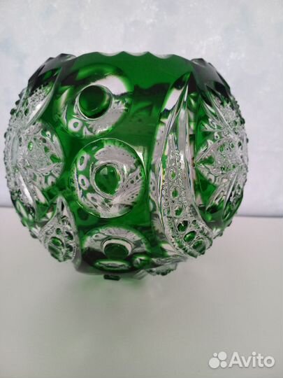 Ваза хрусталь