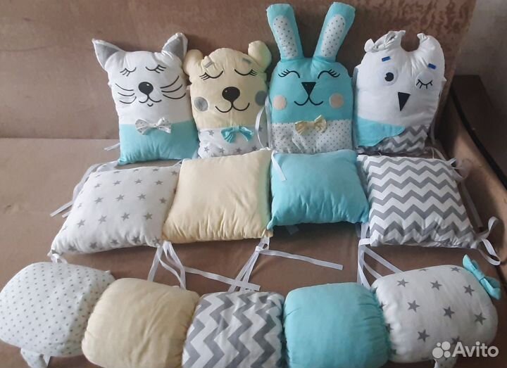 Бортики в кроватку