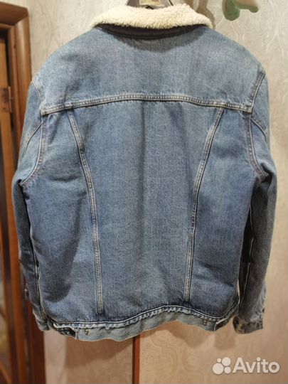 Джинсовая куртка мужская levis sherpa