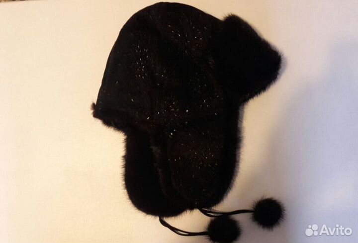 Шапка меховая зимняя для девушки