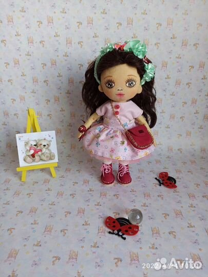 Текстильная кукла ручной работы