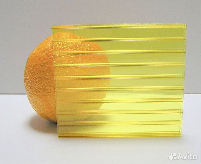 Поликарбонат желтый