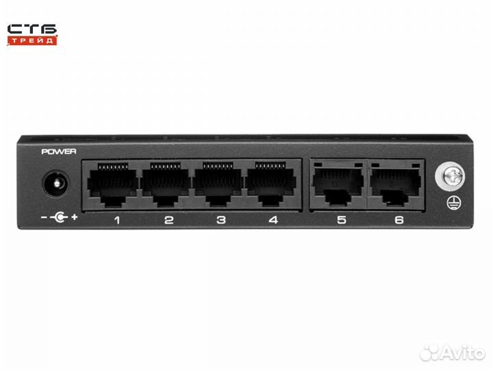 Коммутатор для видеонаблюдения Redline 6-портовый