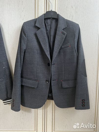 Пиджак школьный для мальчика 134 140