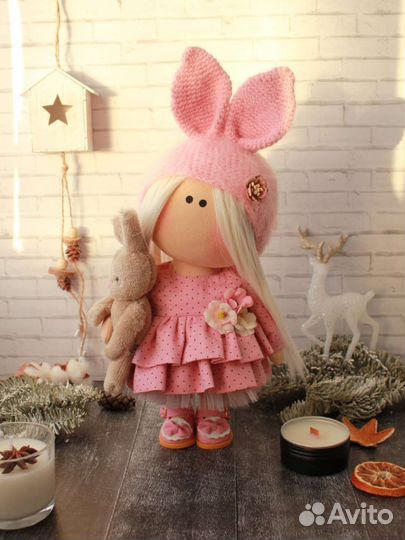 Куколка интерьерная текстильная