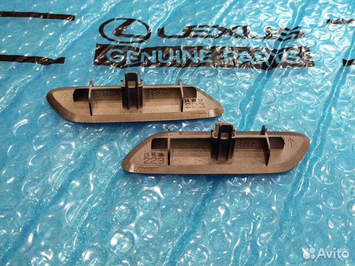 Крышки форсунок Lexus Rx (4) черные 2015-2019