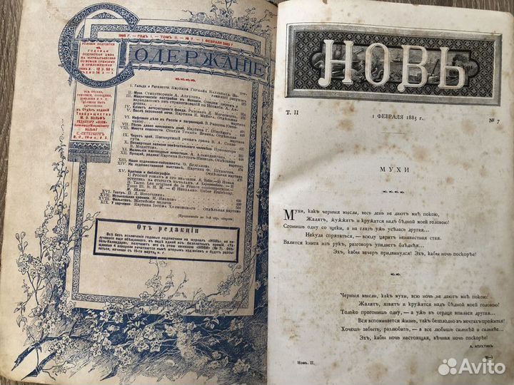 Новь. 1885 г, Том 2 №7