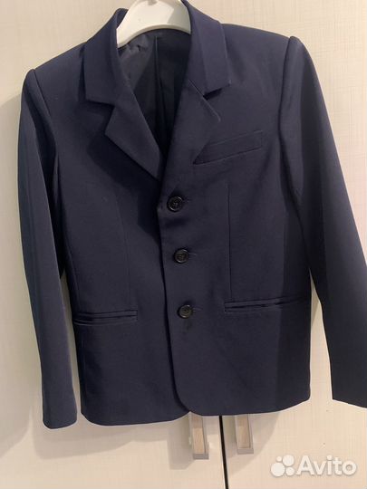 Школьный костюм для мальчика 122 128 синий