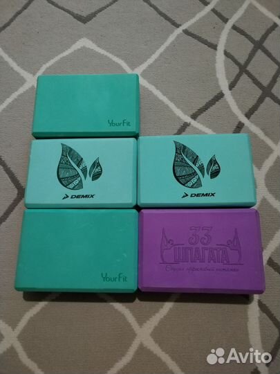 Блоки для йоги, растяжки