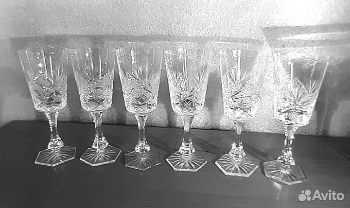 Фужеры,бокалы,рюмки Чехия,Богемия