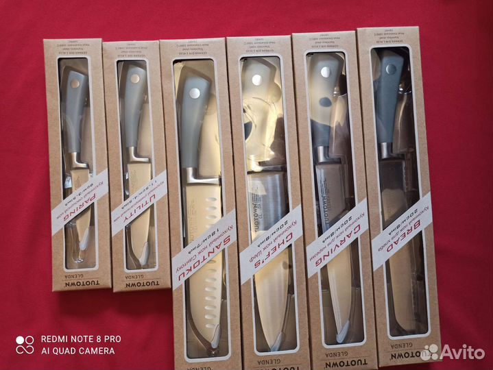 Набор кухонных профессиональный ножей 