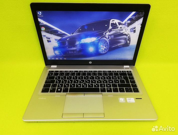 HP Ноутбук бу экран 14 Ssd Windows 7 4 ядра i5