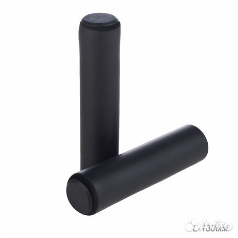 Грипсы силиконовые 130мм цвет черный 2шт