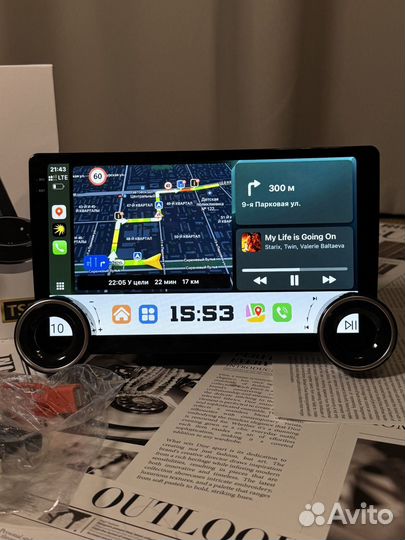Магнитола 2 din android с крутилками на любой авто