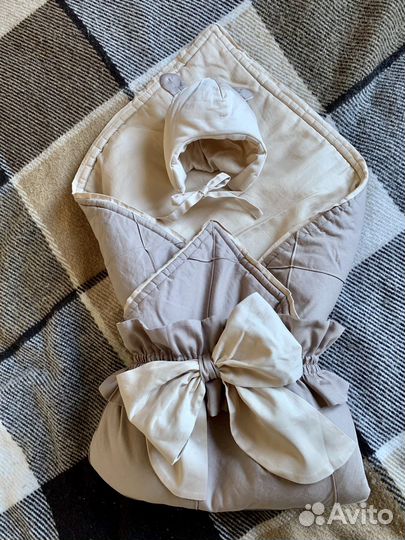 Конверт на выписку для девочки осень зима