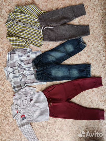 Костюмы из Франции на мальчика 86 отл сост