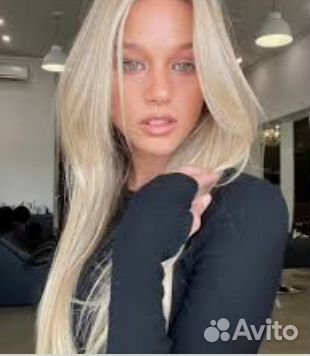 Волосы для наращивания 70 см блонд, детские