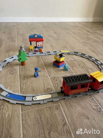 Lego duplo поезд железная дорога