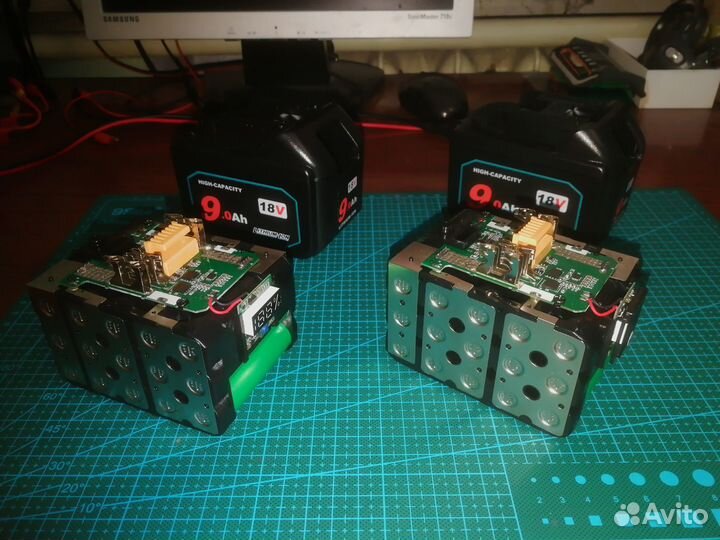 Ремонт замена переделка аккумуляторов шуруповёрта