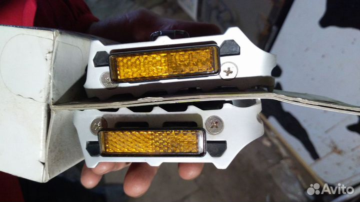 Педали btwin железные новые